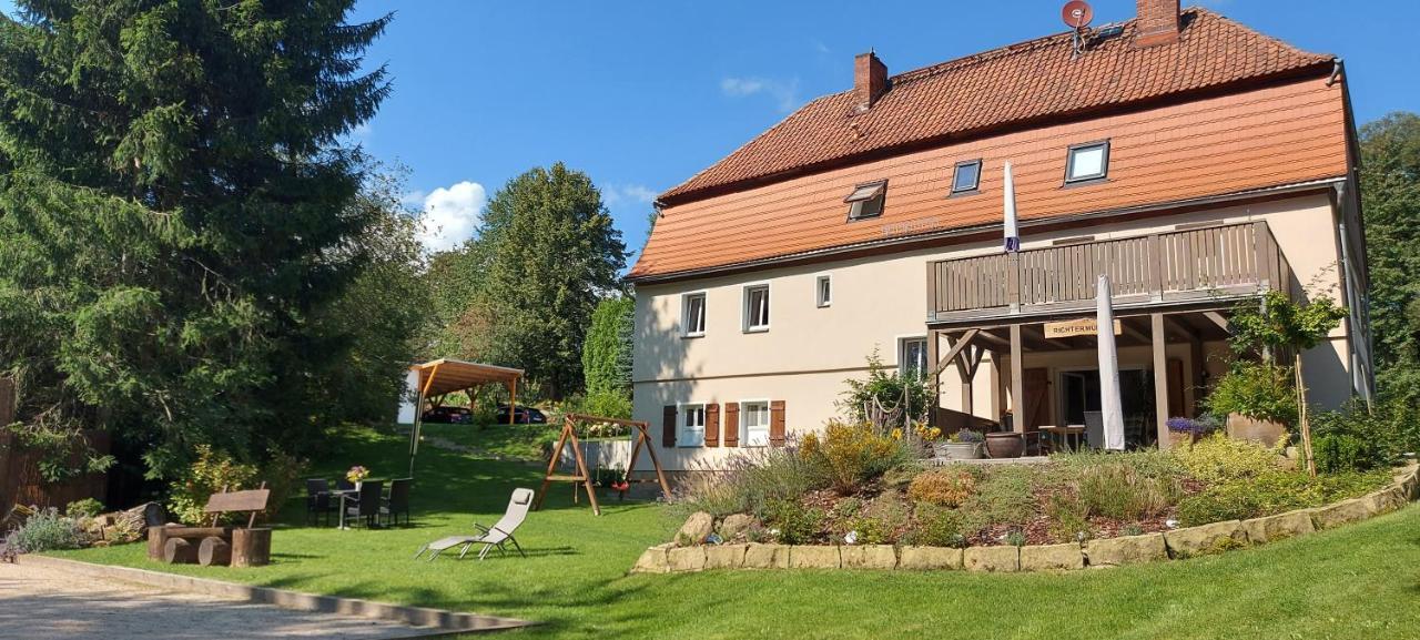 Ferienwohnung Richtermuehle Saupsdorf Ngoại thất bức ảnh